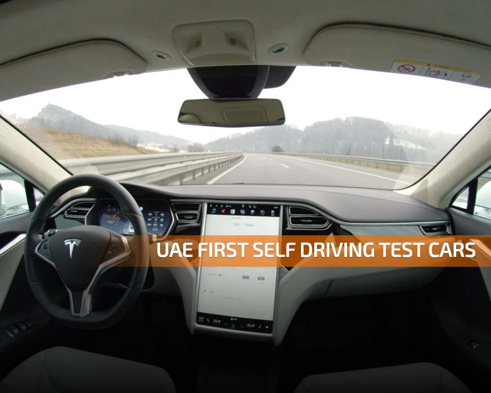UAE First Self Driving Test Cars
