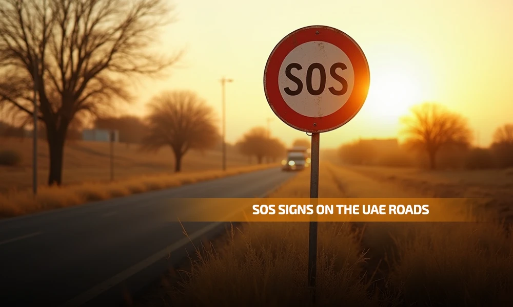 SOS Signs on the UAE Roads