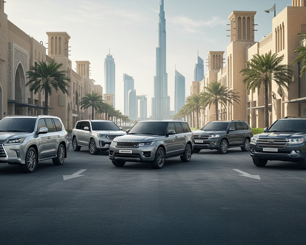 اشهر سيارات الدفع الرباعي في الامارات