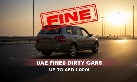 UAE Fines Dirty Cars—Up to AED 1,000!
