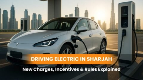 Driving Electric in Sharjah: New Charges, Incentives & Rules Explained