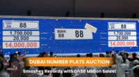 Dubai Number Plate Auction Smashes Records with Dh98 Million Sales!