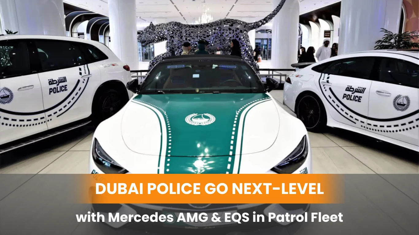 Dubai Police Go Next-Level with Mercedes AMG & EQS in Their Patrol Fleet