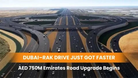 Dubai–RAK Drive Just Got Faster: AED 750M Emirates Road Upgrade Begins