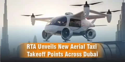 RTA Unveils New Aerial Taxi Takeoff Points Across Dubai: A New Era of Sky Mobility Begins