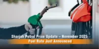 Sharjah Petrol Price Update – November 2025 Fuel Rate Just Announced