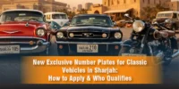 New Exclusive Number Plates for Classic Vehicles in Sharjah: How to Apply and Who Qualifies