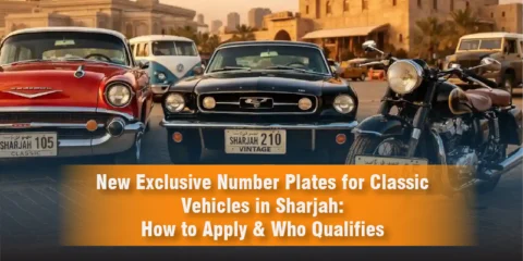 New Exclusive Number Plates for Classic Vehicles in Sharjah: How to Apply and Who Qualifies