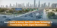 Smart Dubai in Action: How RTA Dubai Is Transforming Traffic Signal Maintenance with Drone Technology