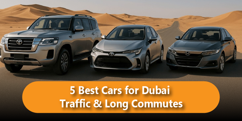 5 Best Cars for Dubai Traffic & Long Commutes