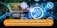 Software Defined Vehicles Explained :How Code Is Replacing Car Hardware in the UAE