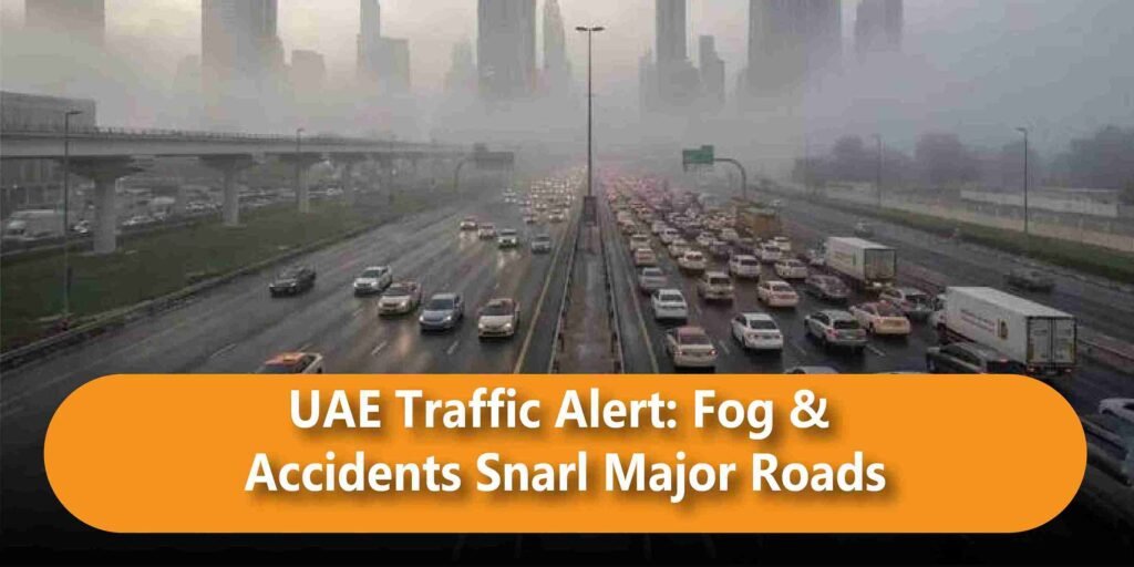 UAE Traffic Alert: Fog & Accidents Snarl Major Roads Across the Emirates