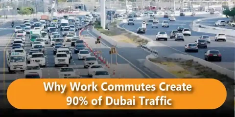 Why Work Commutes Create 90% of Dubai Traffic
