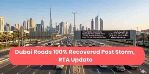 Dubai Roads 100% Recovered Post Storm, RTA Update_11zon