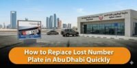 How to Replace Lost Number Plate in Abu Dhabi Quickly