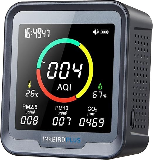 INKBIRDPLUS 6-in-1 Air Quality Monitor