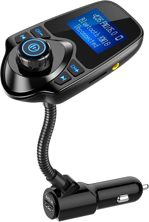 Nulaxy Wireless In Car Bluetooth FM Transmitter