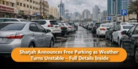 Sharjah Announces Free Parking as Weather Turns Unstable – Full Details Inside