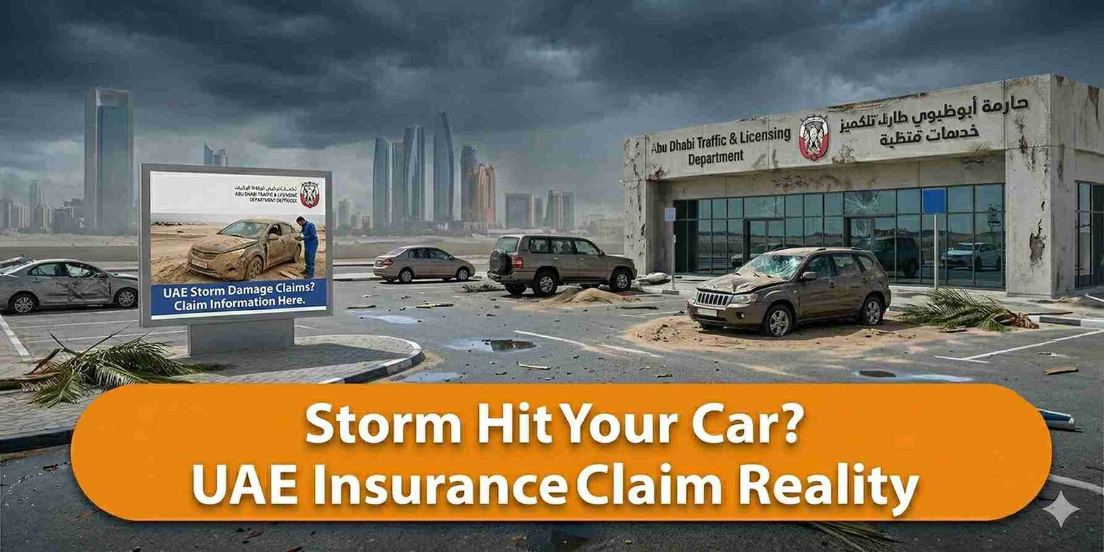 Storm Hit Your Car? UAE Insurance Claim Reality