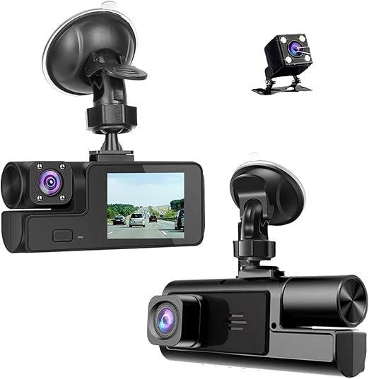 1080P Dual Dash Camera for Car Front and Inside Dashcam Car Security Video Recorder