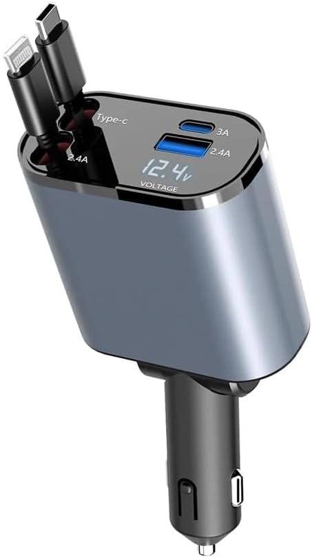 Gwydre Retractable Car Charger