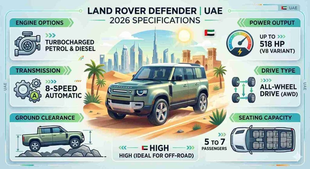 Land Rover Defender UAE 2026