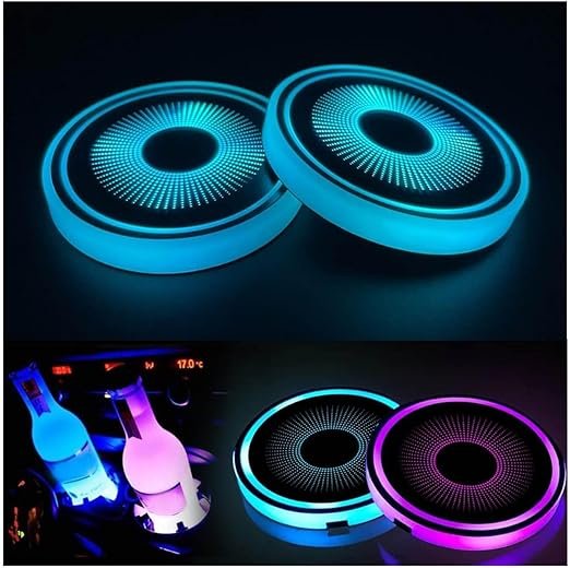 2PCS LED Cup Holder Lights