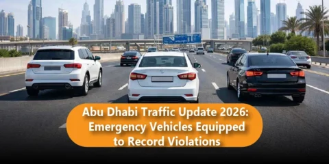 Abu Dhabi Traffic Update 2026: Emergency Vehicles Equipped to Record Violations