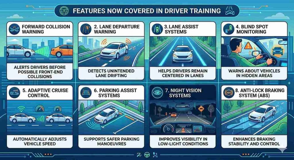 Features Now Covered in Driver Training